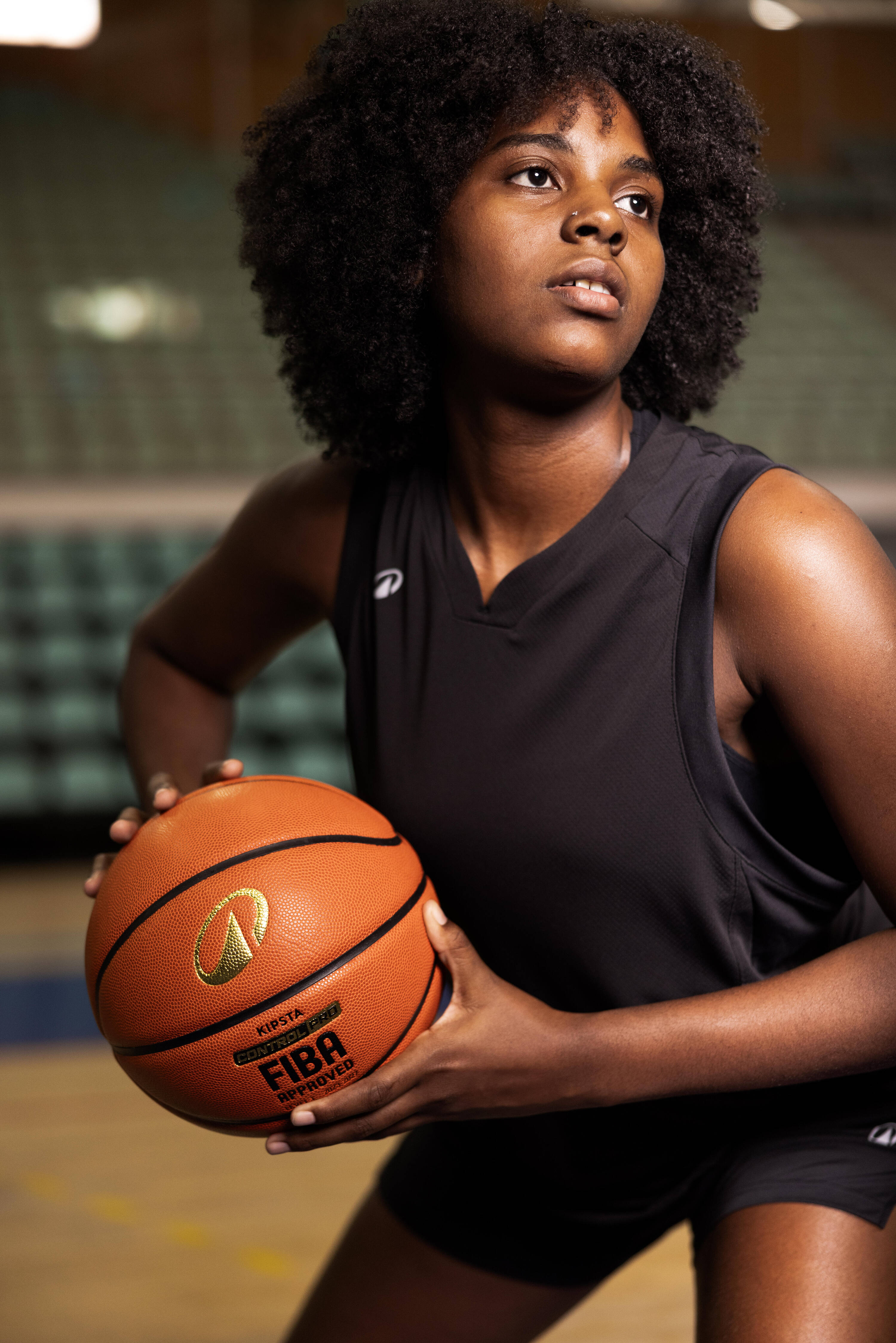 Size 6 Basketball FIBA Control Pro BT900 - Orange -  2