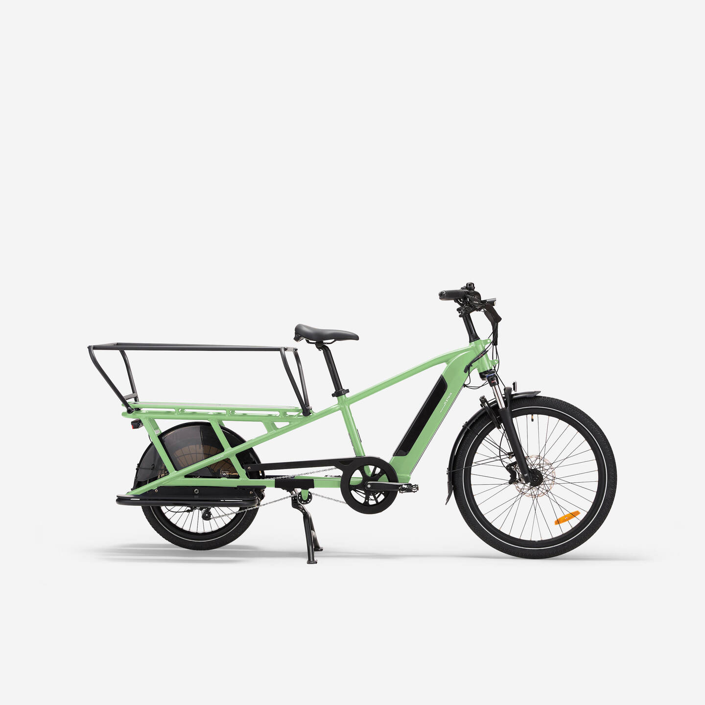 DECATHLON B'TWIN E THREE 500 Cargobike Longtail Sorbet Green