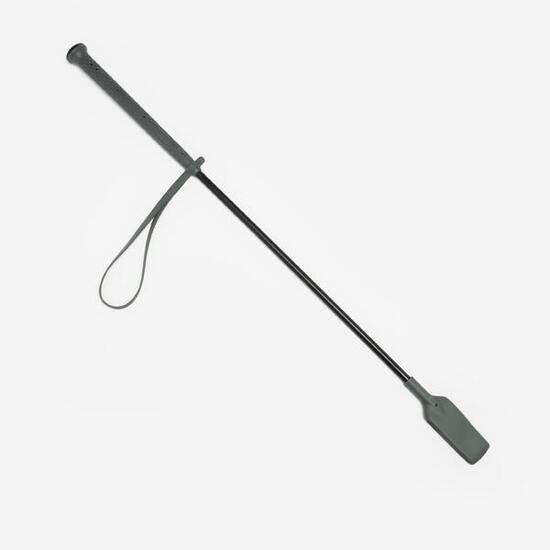 Cravache équitation - 500 vert et noir - 58 cm