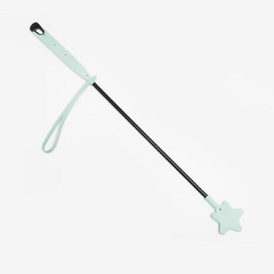 Cravache équitation enfant 140 MULTI vert 58 cm