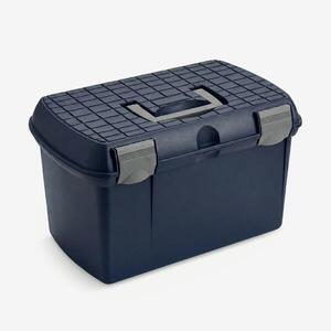Maletín Limpieza Equitación 500 Azul Marino-Gris