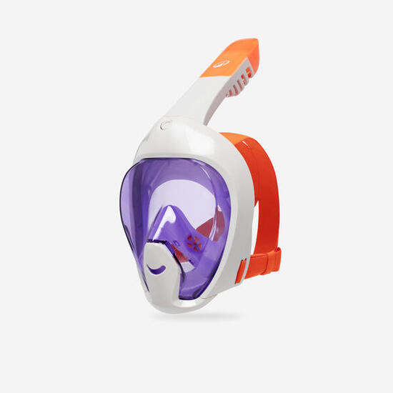 Maschera snorkeling bambini EASYBREATH 6-10 verde