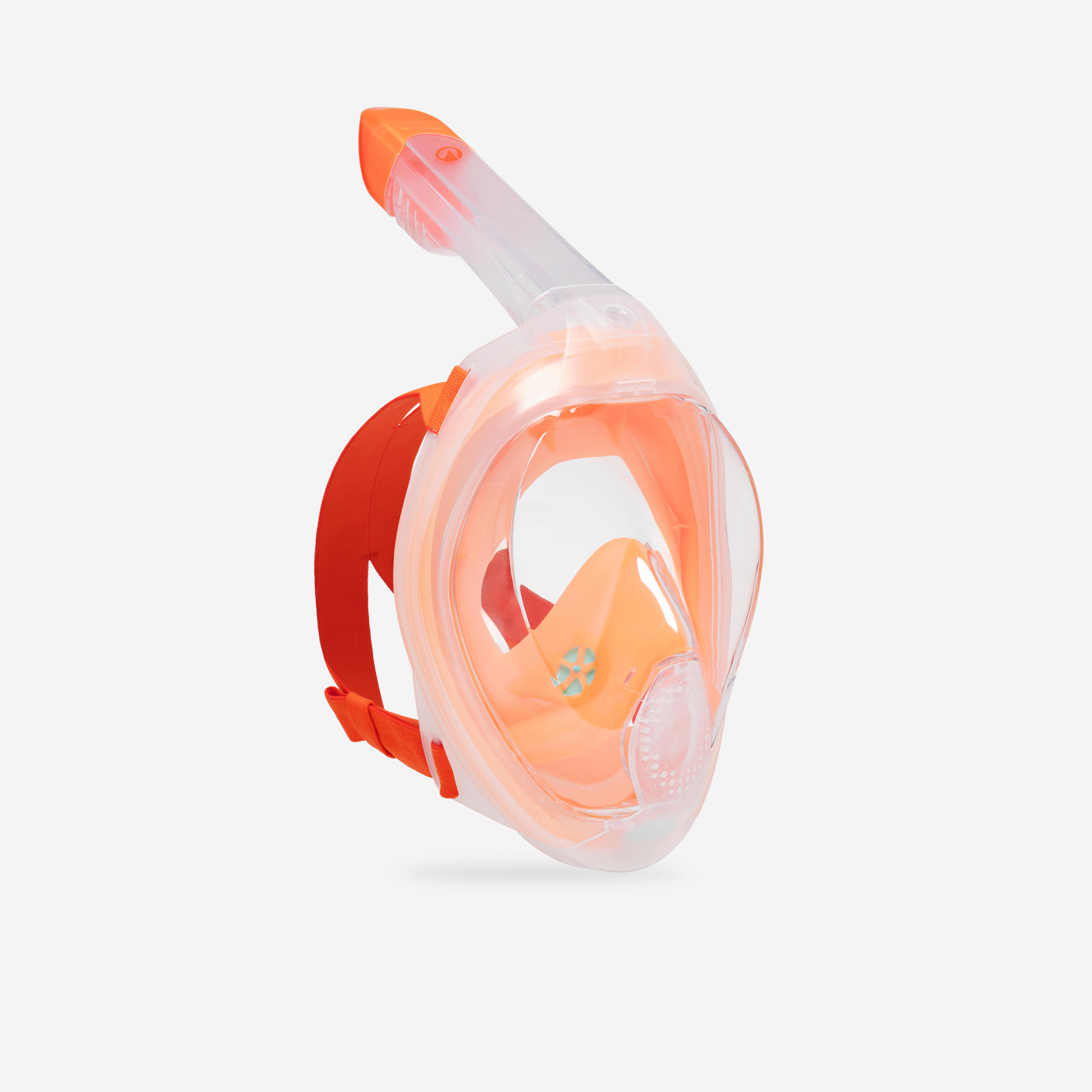 Masque snorkeling de surface easybreath + (>10ans) ORANGE 10/12