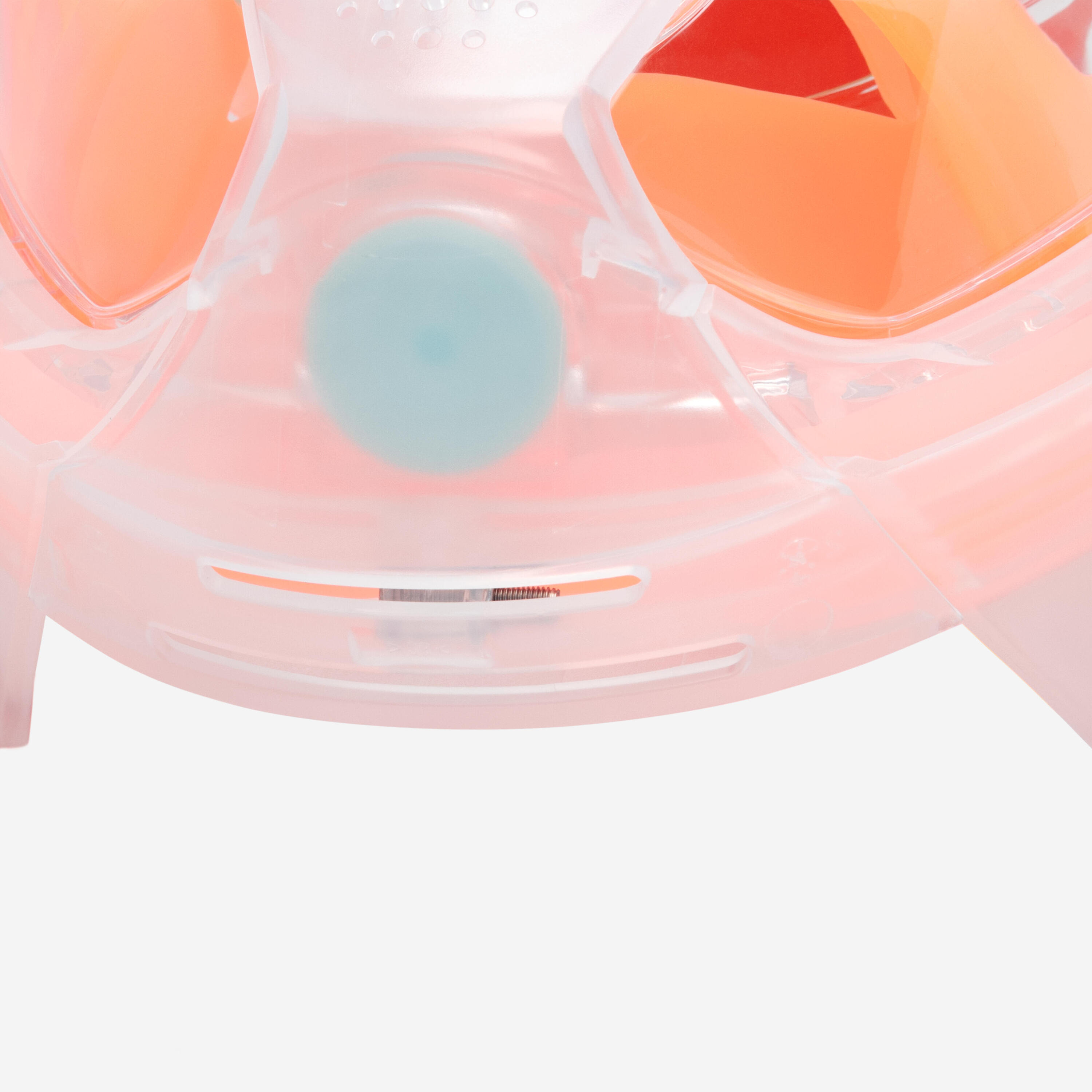 Masque snorkeling de surface easybreath + (>10ans) ORANGE 7/12