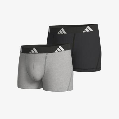 Calzoncillos boxer adidas Hombre pack 2 gris/negro