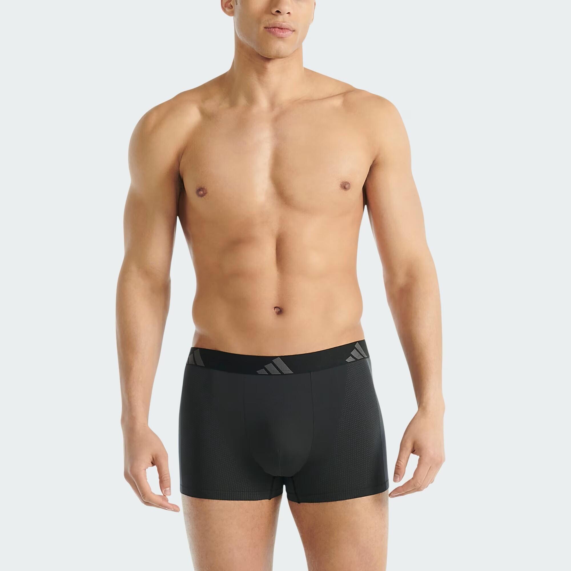 Calzoncillos boxer adidas Hombre pack 2 negro 2/3