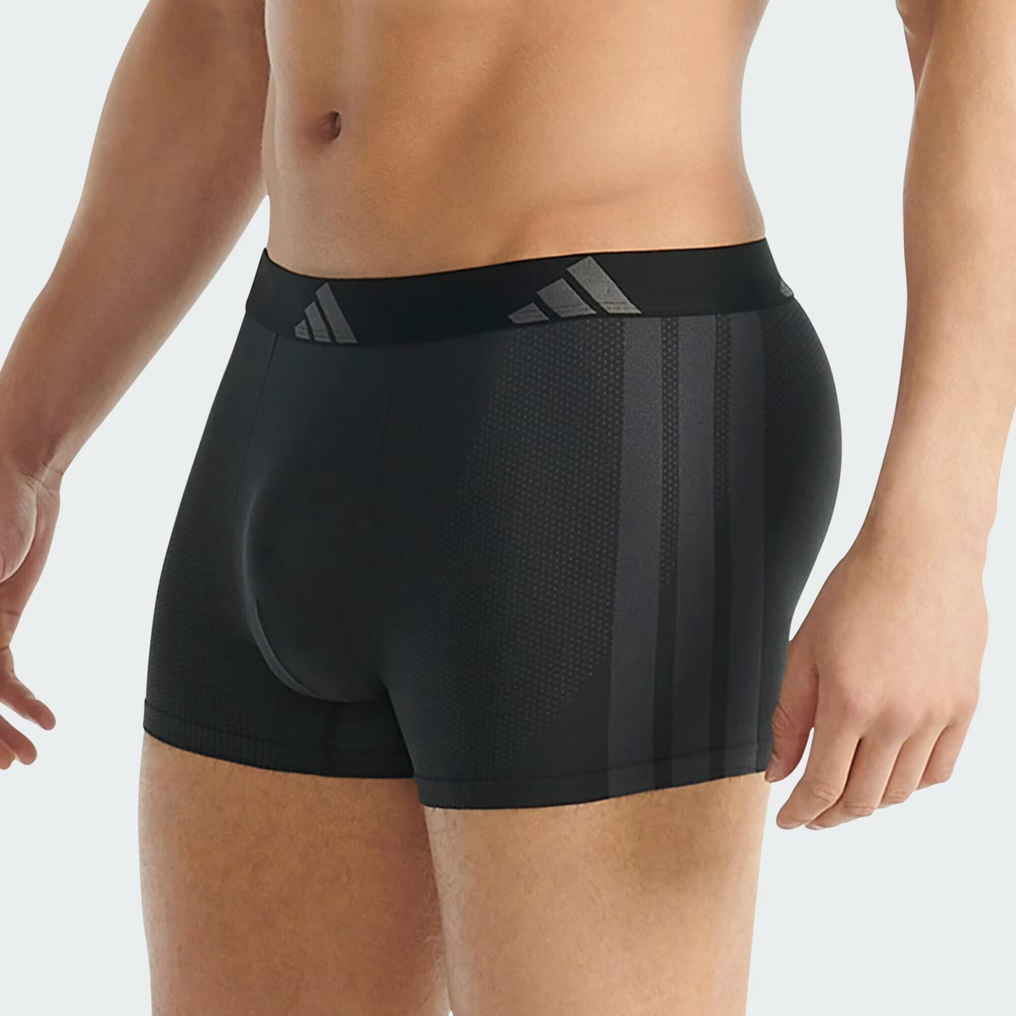 Calzoncillos boxer adidas Hombre pack 2 negro 3/3