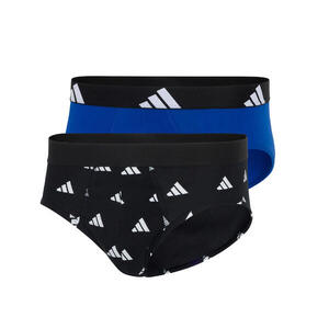 Calzoncillos slip adidas Hombre pack 2 azul/negro