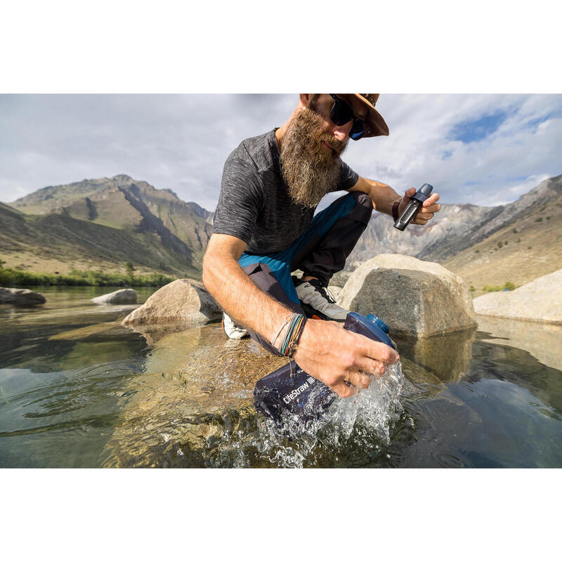 Turistická filtrační skládací láhev Lifestraw 1 l