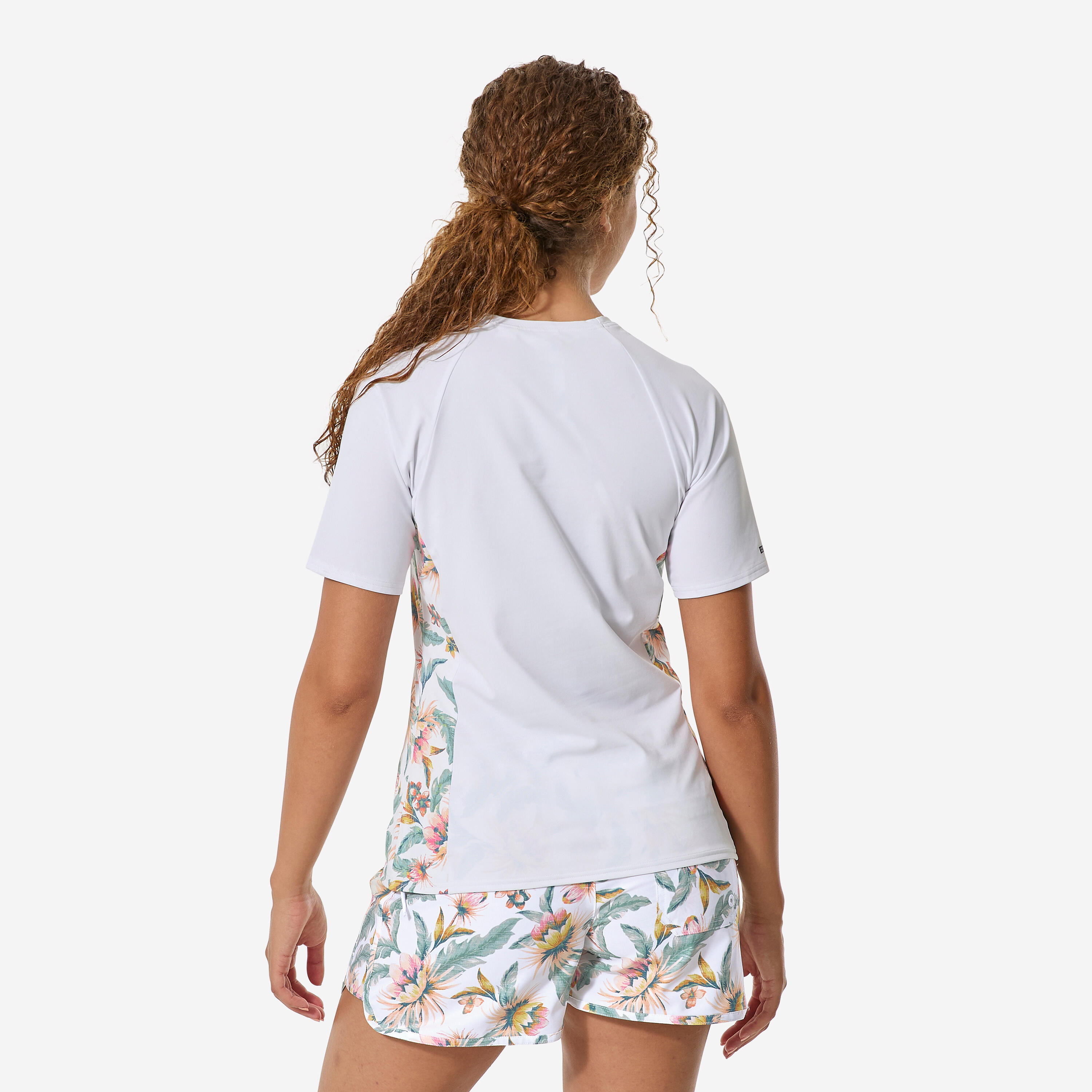 Women’s Surfing Short-Sleeved Rash Guard, Kanika - DECATHLON