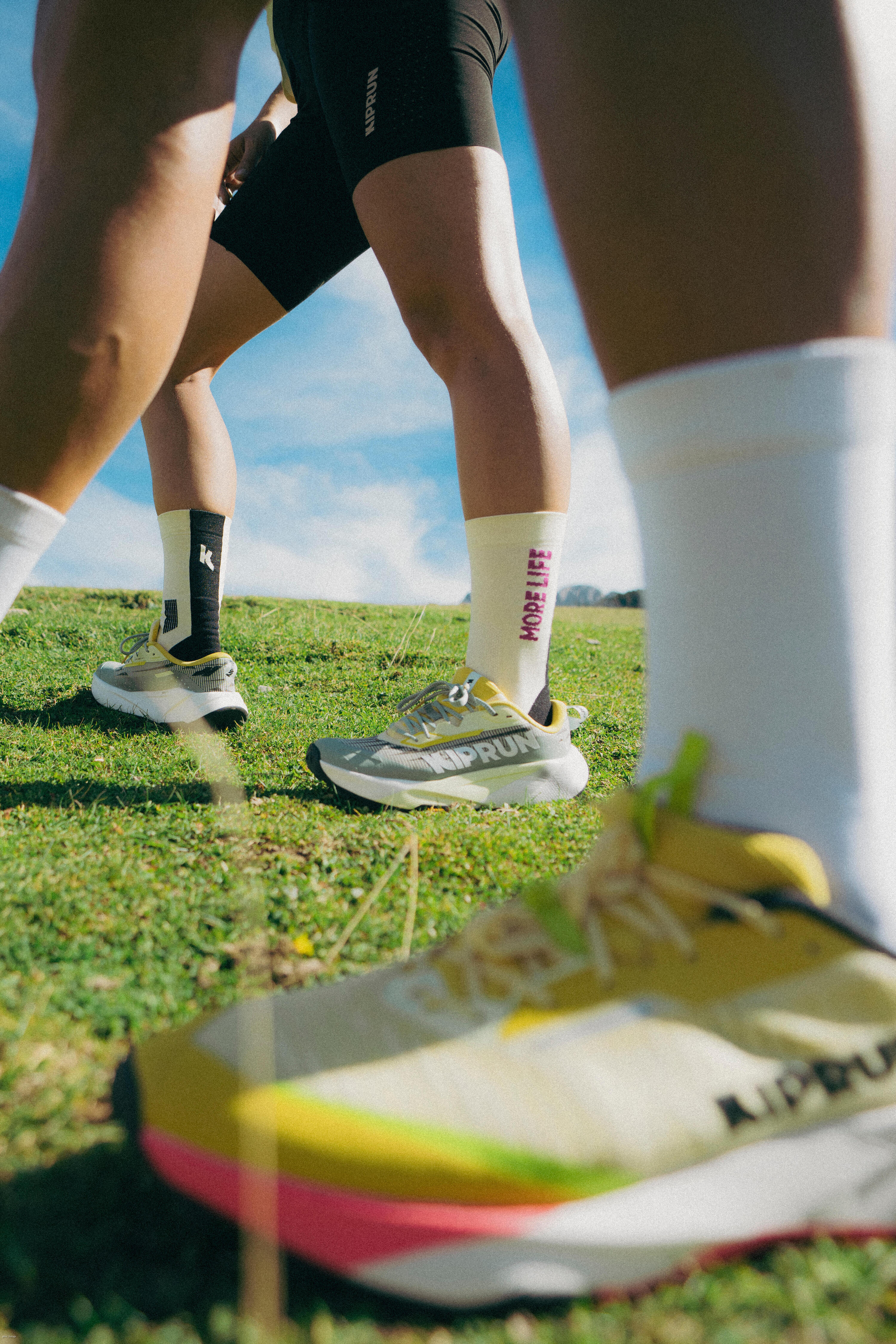 Chaussettes de course épaisses mi-mollet, Run 900 6/6