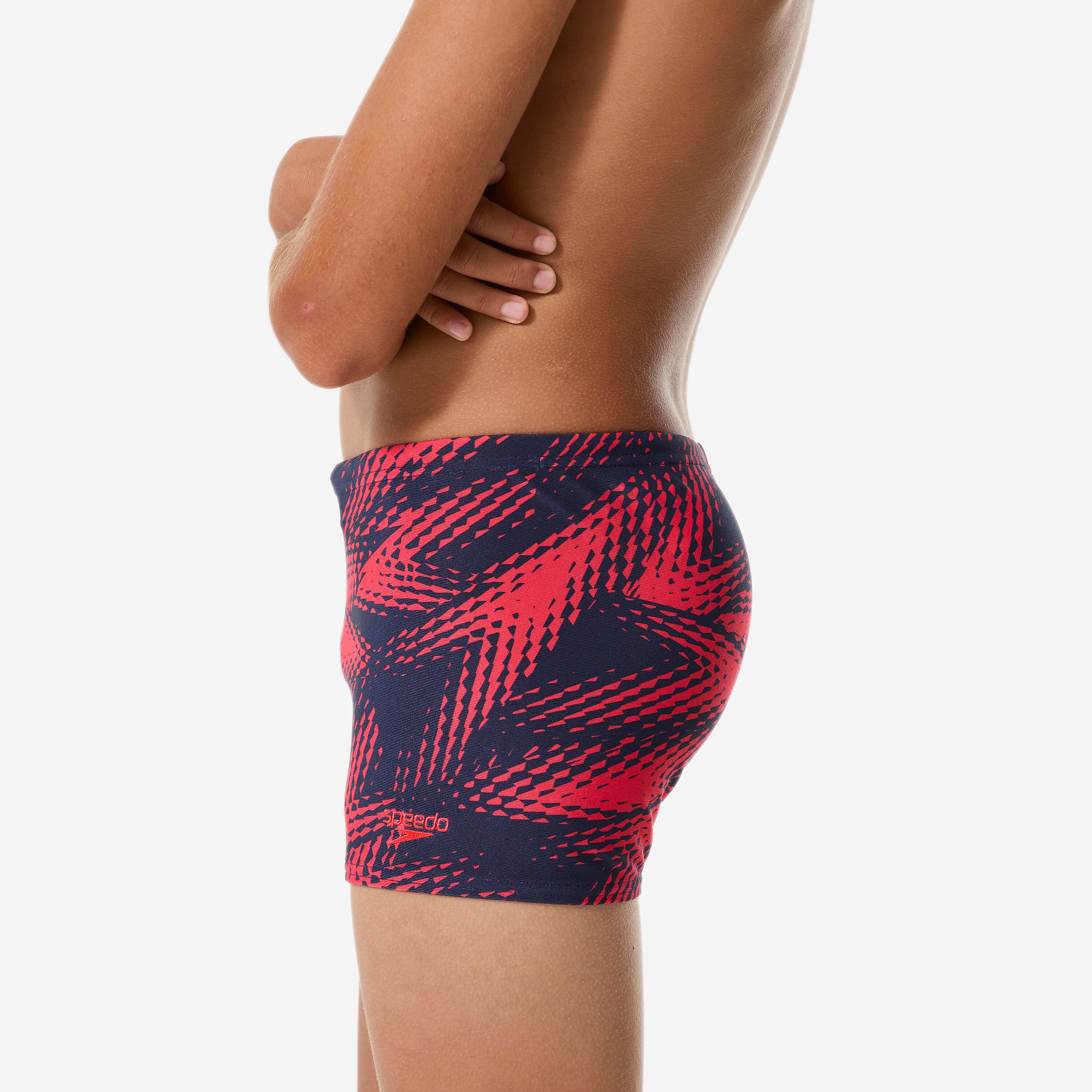 Banyador Bòxers Natació Speedo Back To School Nen Negre-Vermell 4/10