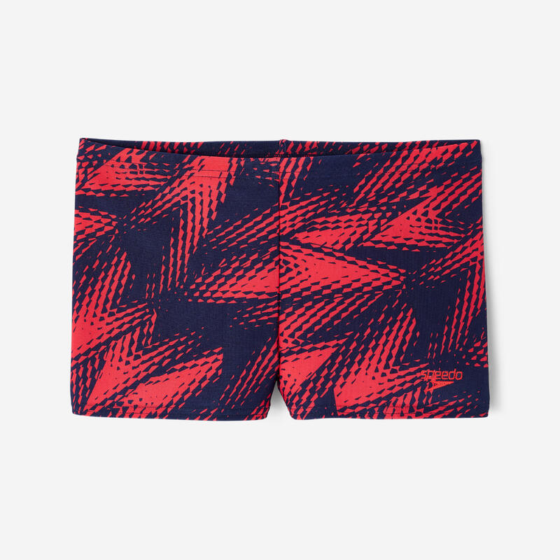 Boxeri de baie înot Speedo Back To School Negru-Roșu Băieți