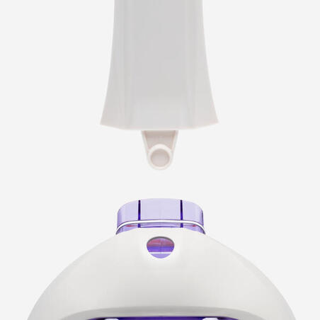 Маска Easybreath для снорклінгу для дітей 6-10 років з сумкою лавандова