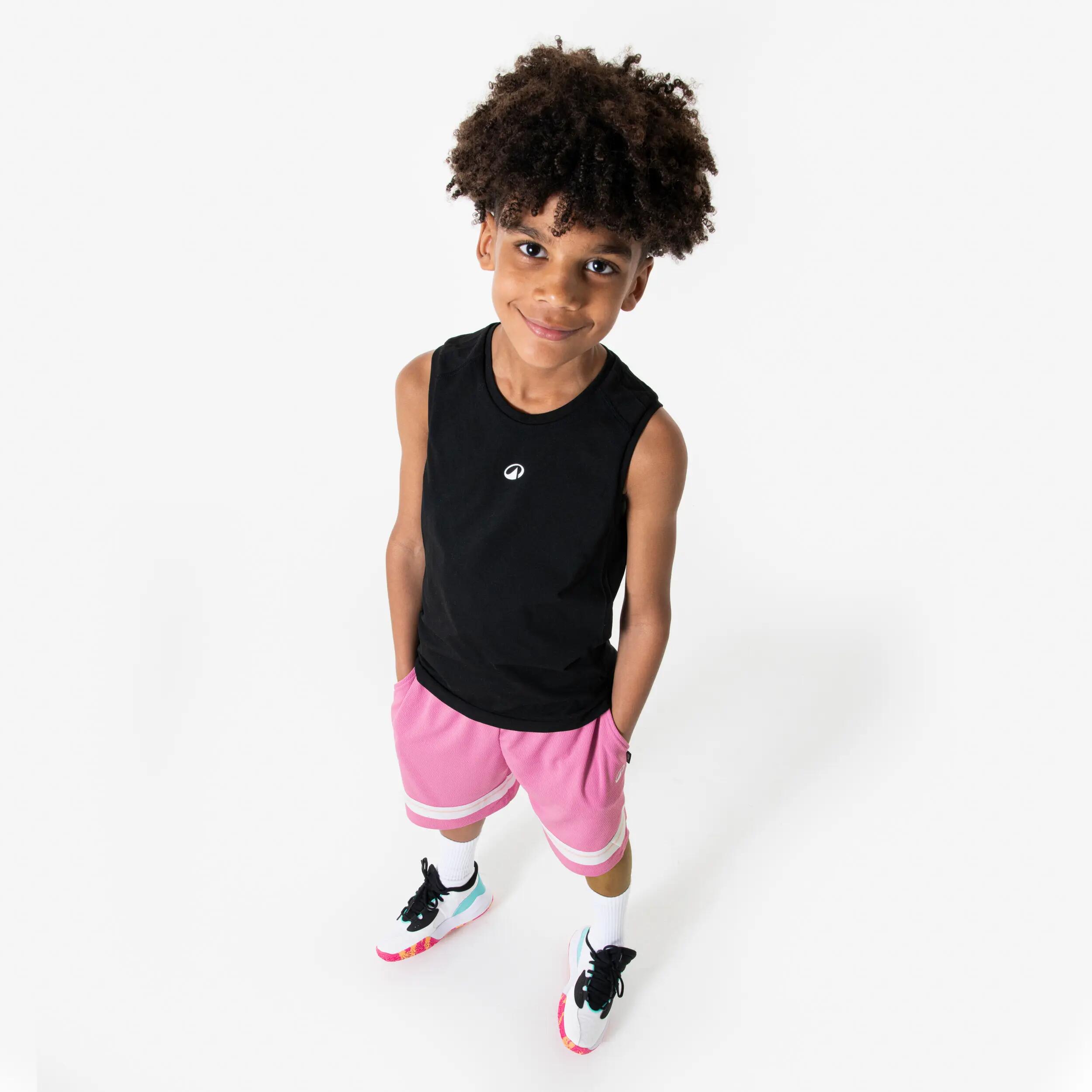 Kids’ Sleeveless Basketball Base Layer Shirt 4/6