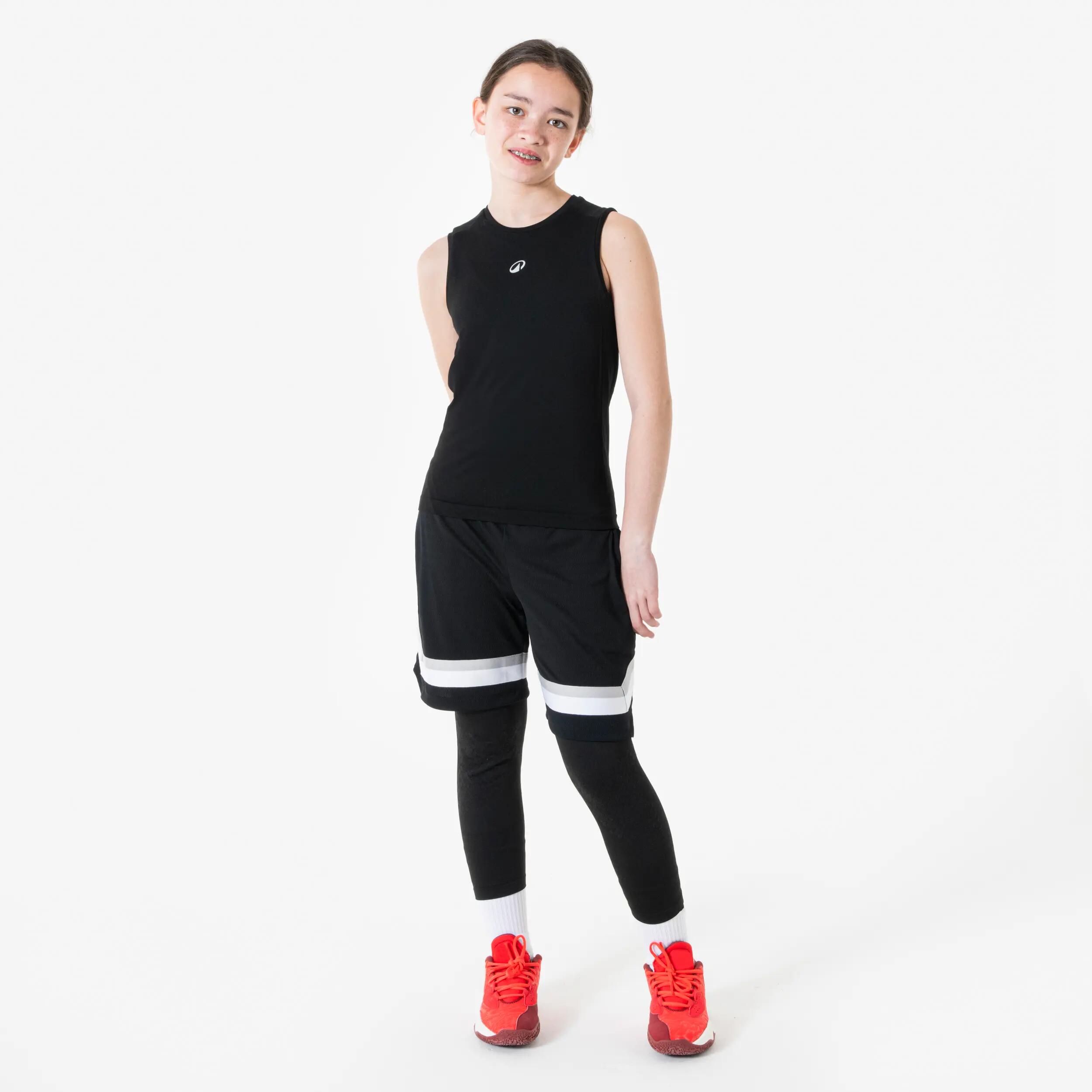 Kids’ Sleeveless Basketball Base Layer Shirt 6/6