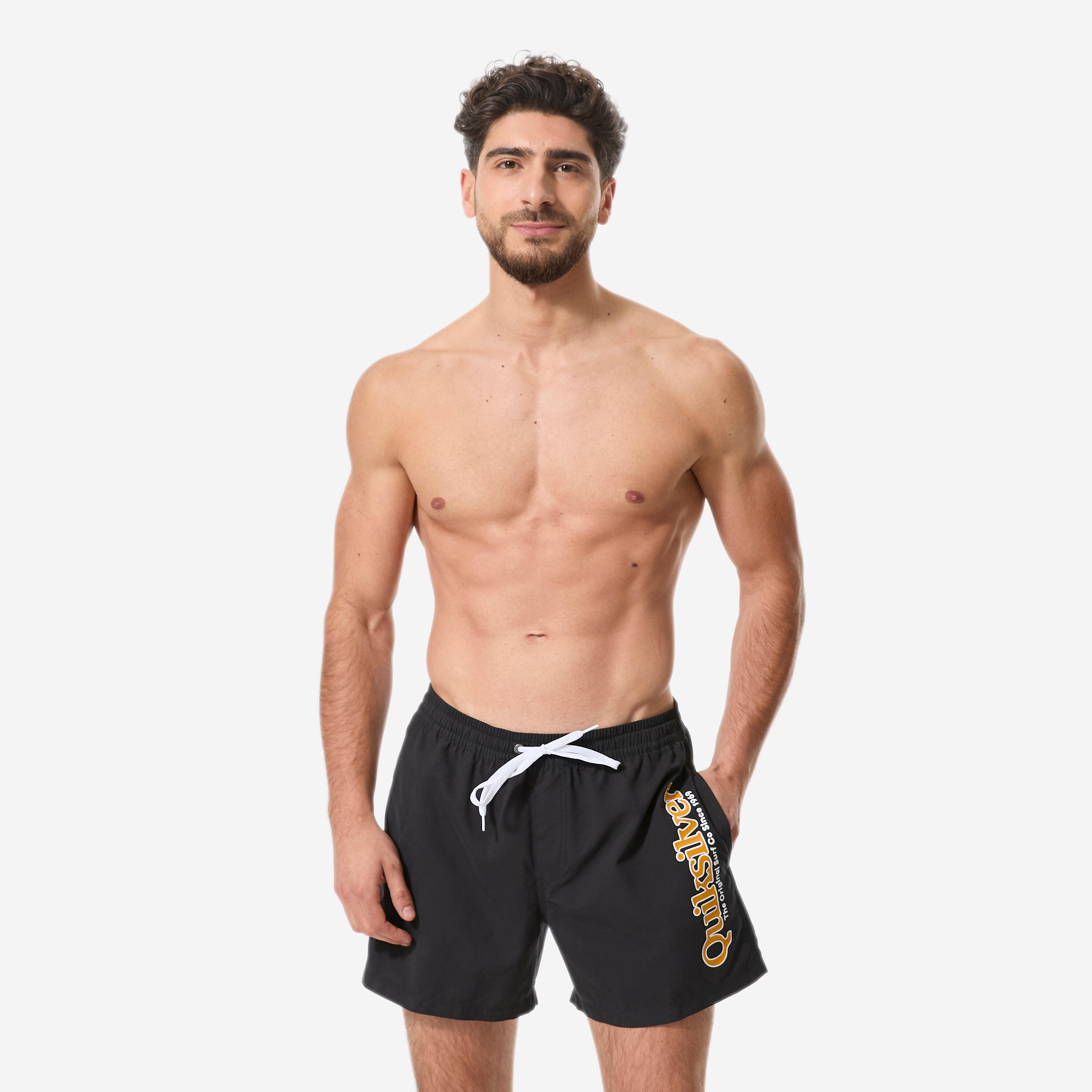 Bañador Hombre Surf Quiksilver 15' Cintura Elástica Negro 2/7