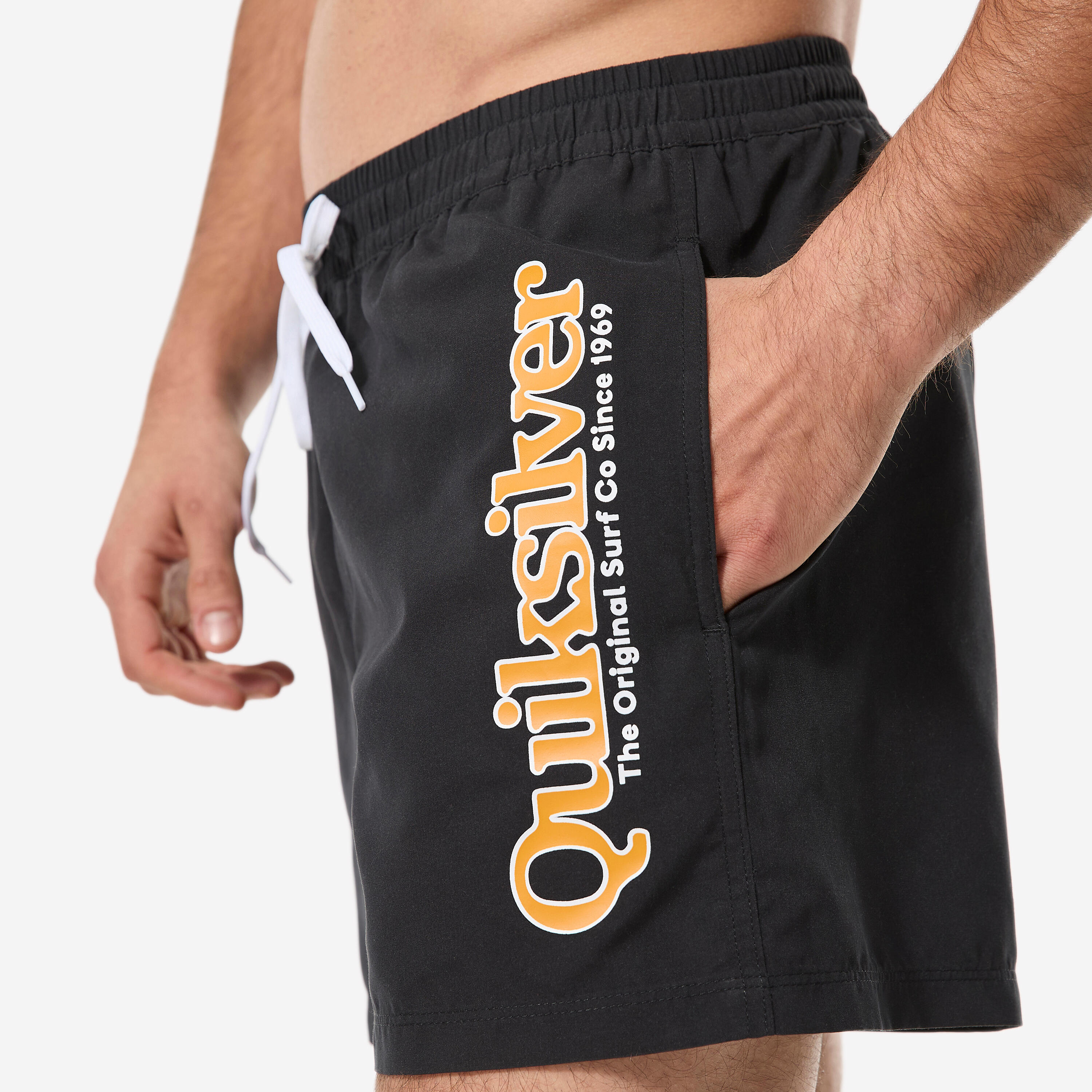 Bañador Hombre Surf Quiksilver 15' Cintura Elástica Negro 4/7