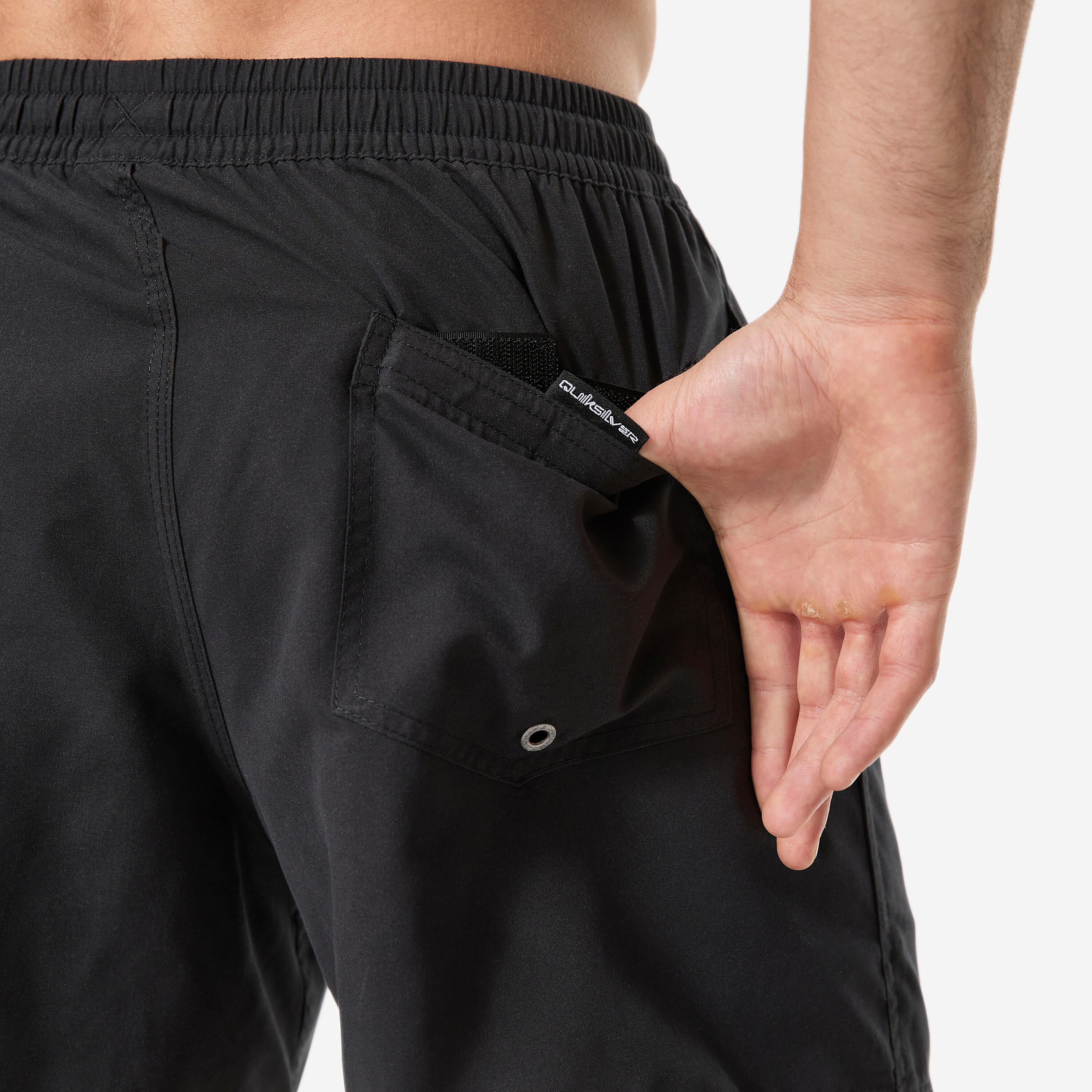 Bañador Hombre Surf Quiksilver 15' Cintura Elástica Negro 6/7