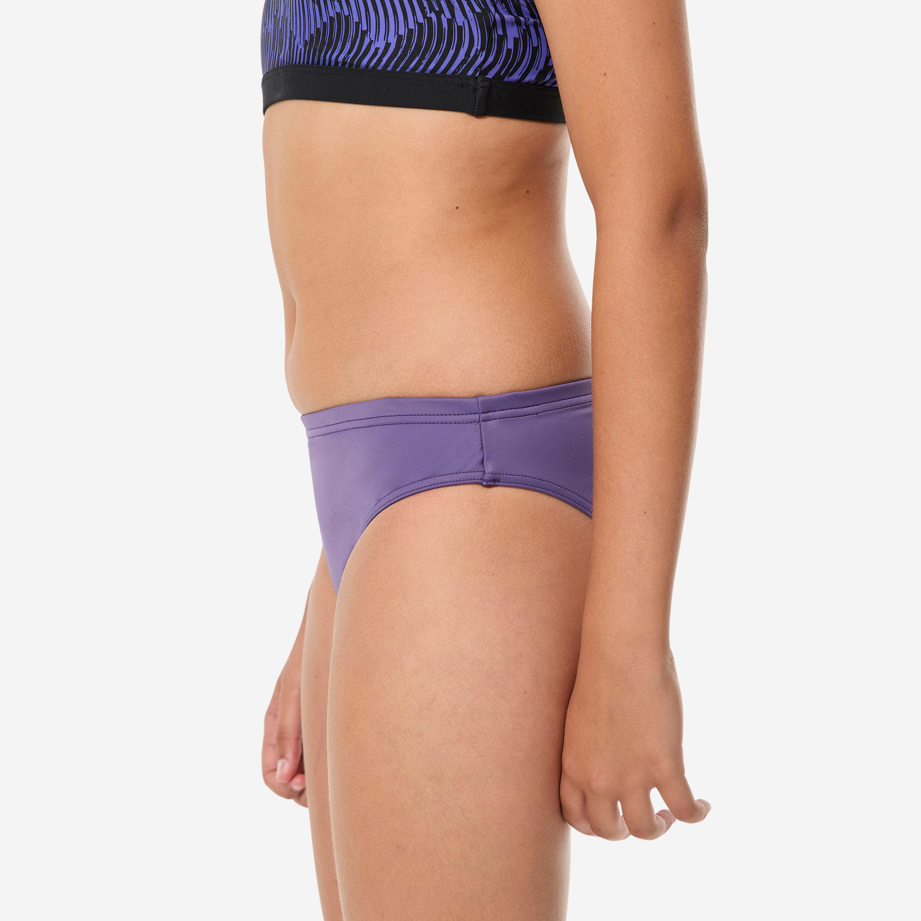 Bas de maillot de bain menstruel étanche ado - Flux moyen - SMOON Heliade mauve 5/13