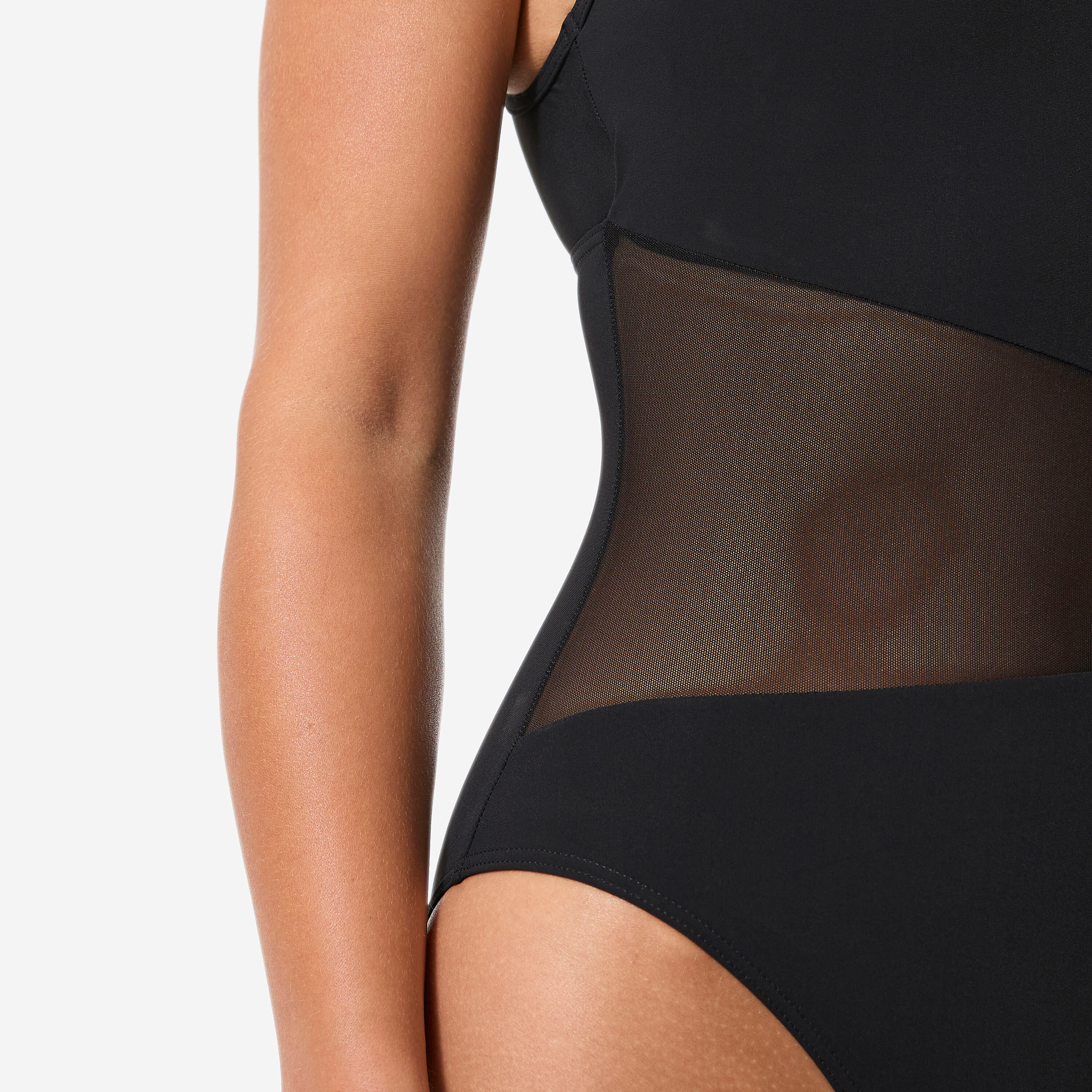 Damen-Schwimmanzug, Mesh Panels Vent Back 7/8