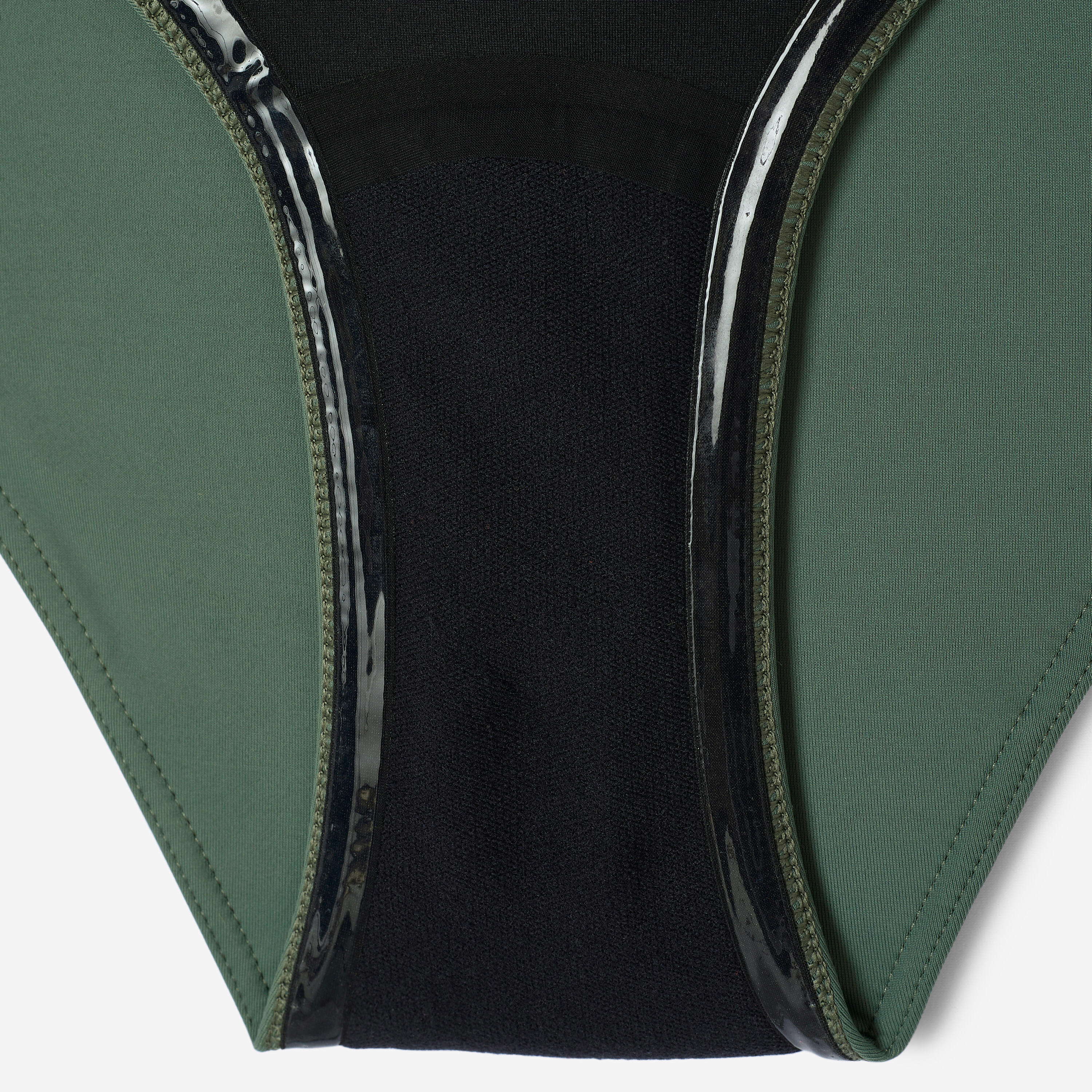 Bas de maillot de bain menstruel étanche femme - Kaki - Flux moyen - SMOON 9/12
