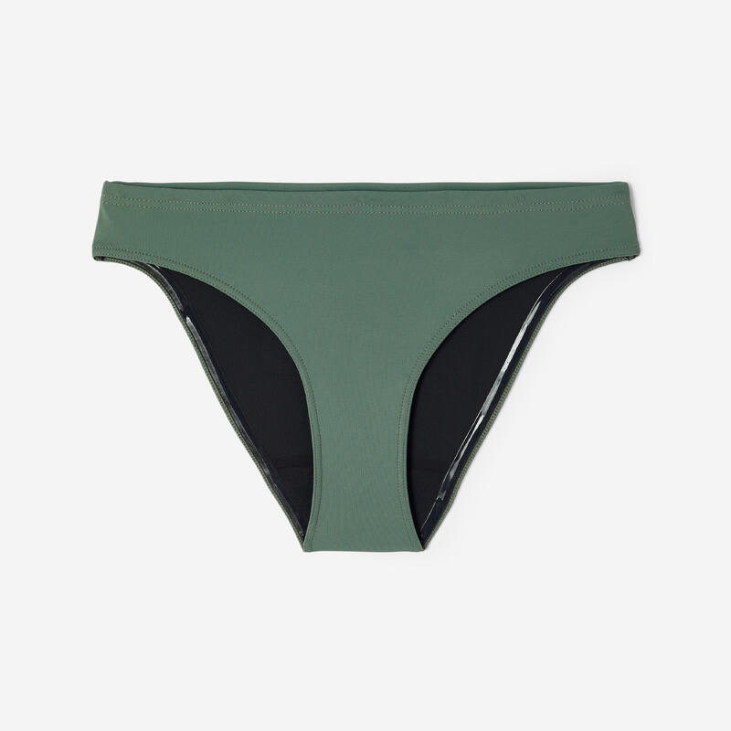 Slip de baie menstrual etanș Kaki - Flux mediu - SMOON Damă