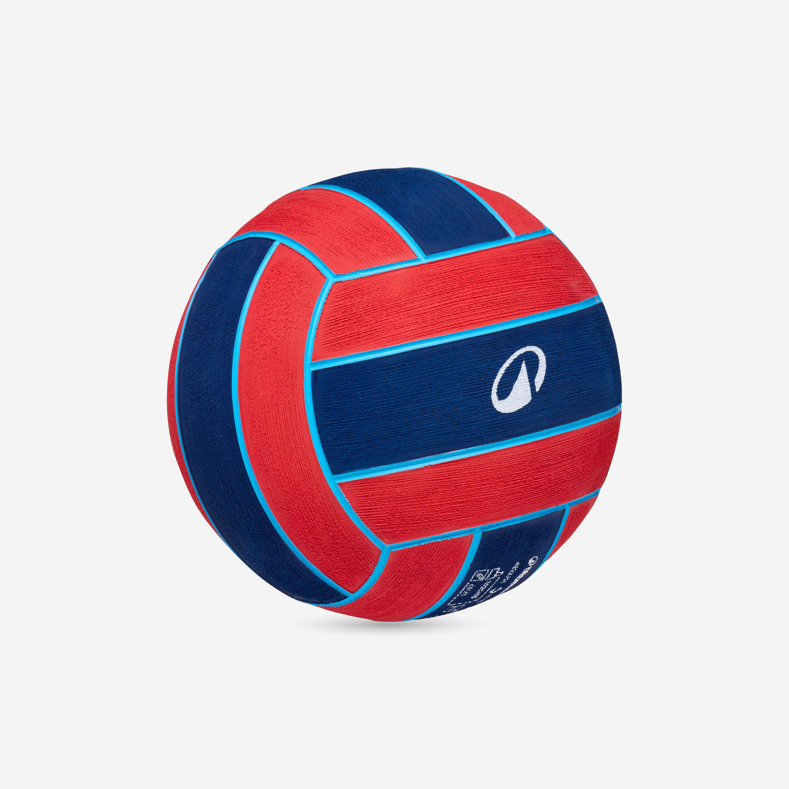 Wasserball Water Polo WP100 Grösse 2 rot/blau 5/6