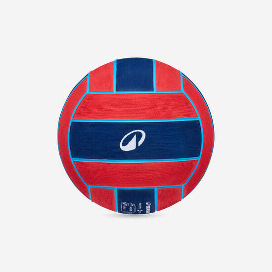 BALLON WATER POLO WP100 TAILLE 2 ROUGE BLEU