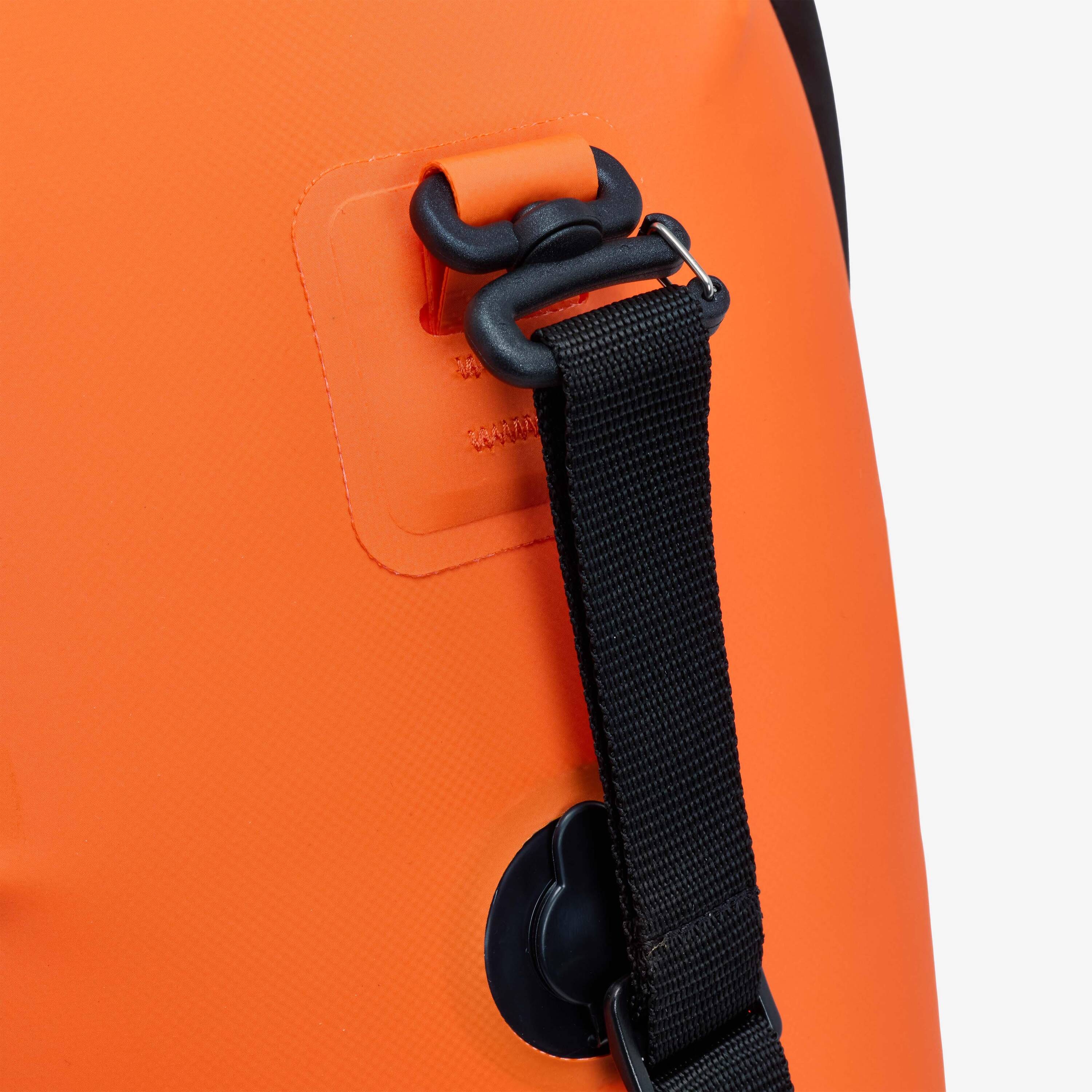 Open-water swimming buoy with outer net - OWS 100 orange -  4