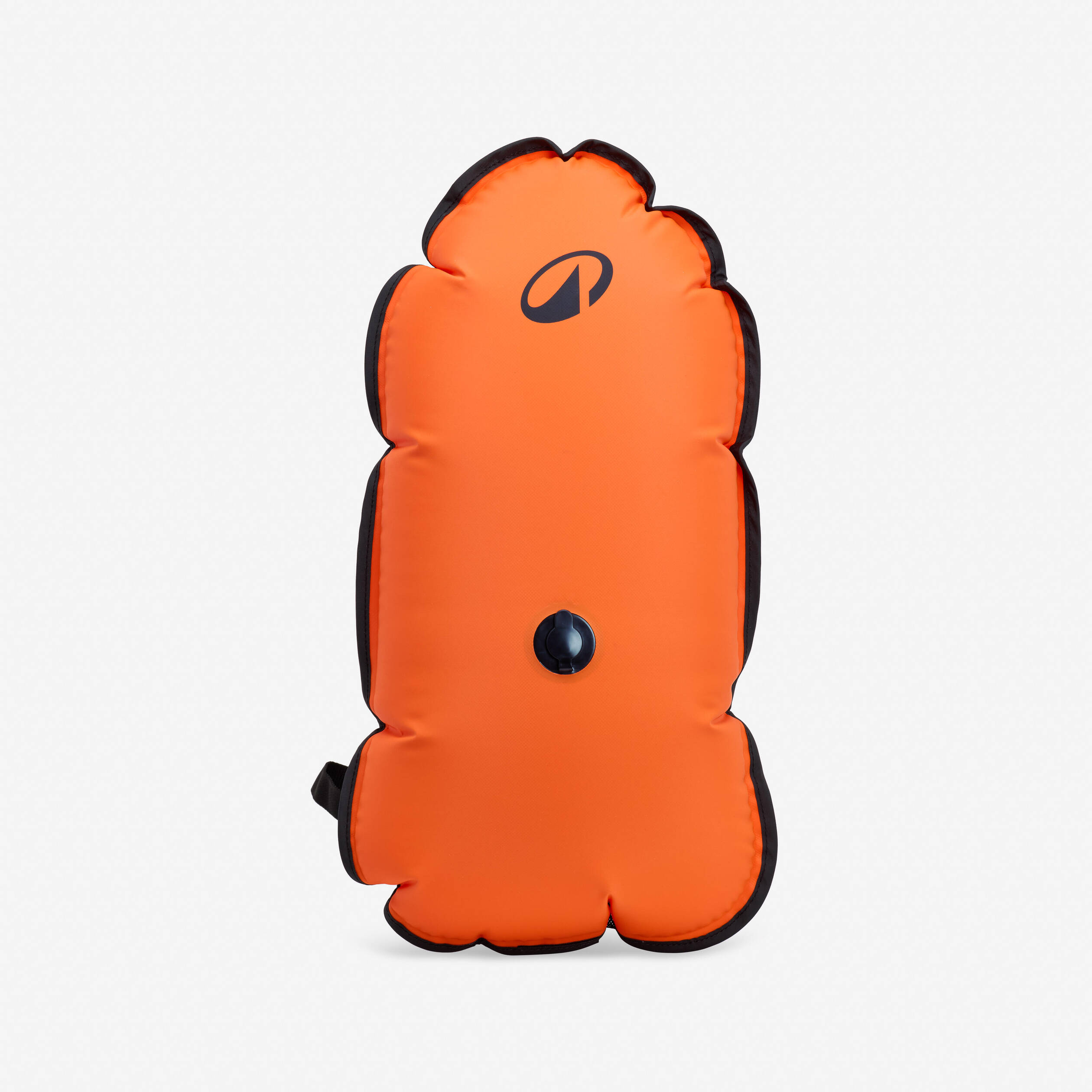 Open-water swimming buoy with outer net - OWS 100 orange