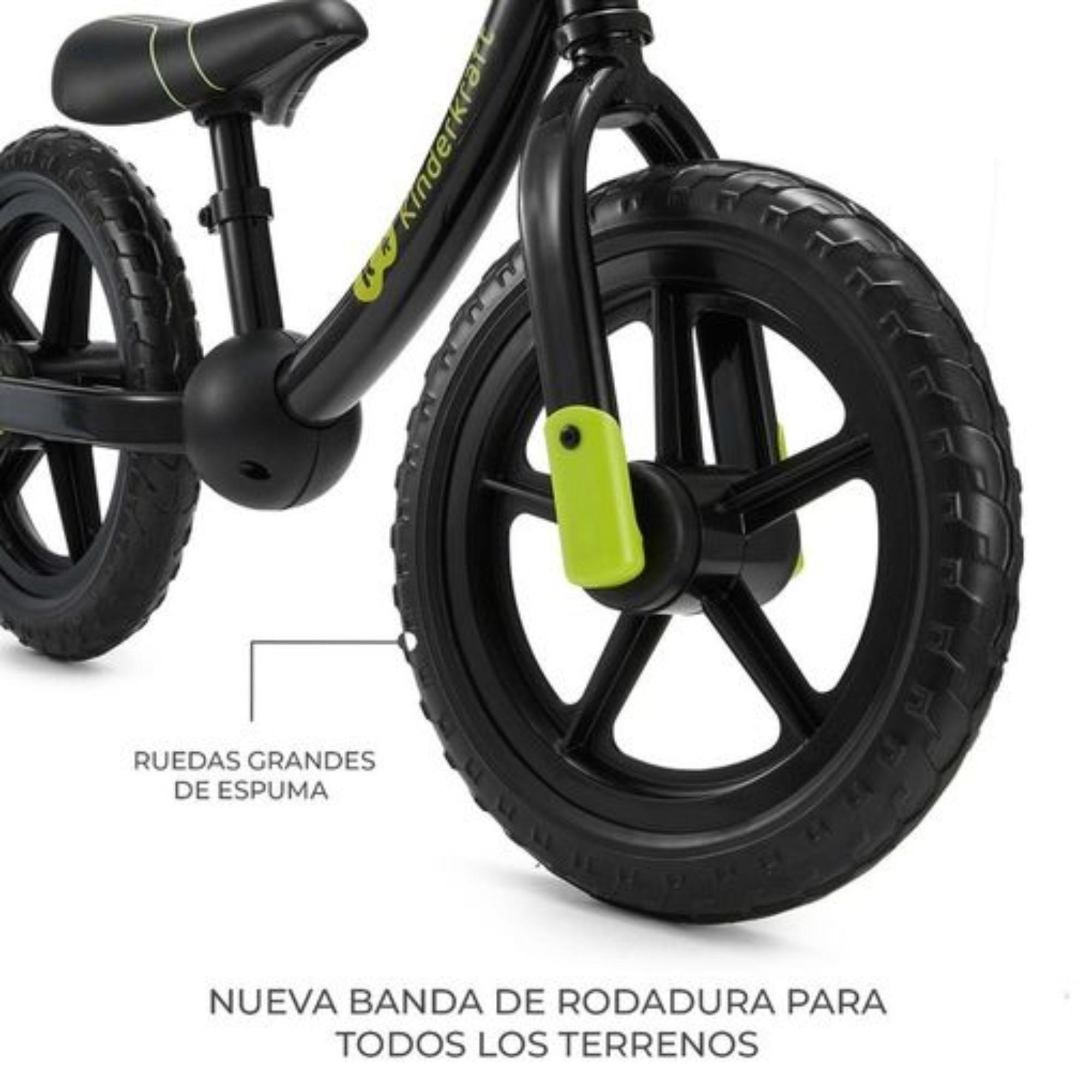 Bicicleta de Niño Kinderkraft balance bike 2WAY NEXT 2025 BLACK - CD 5/7
