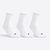 CHAUSSETTES DE SPORT HAUTES RS 100 BLANC LOT DE 3