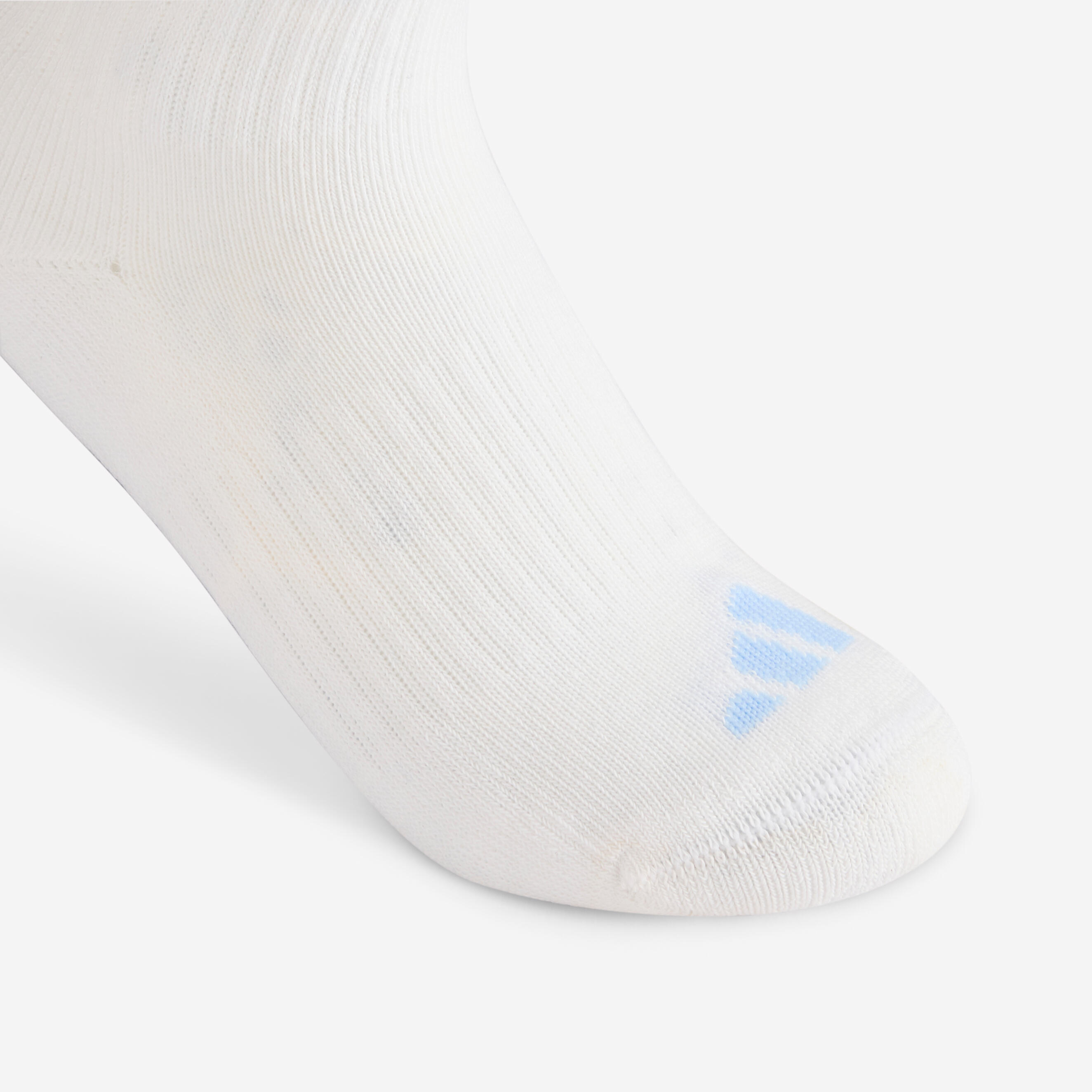 Calze lunghe bambino ADIDAS blu-bianco x3 3/5