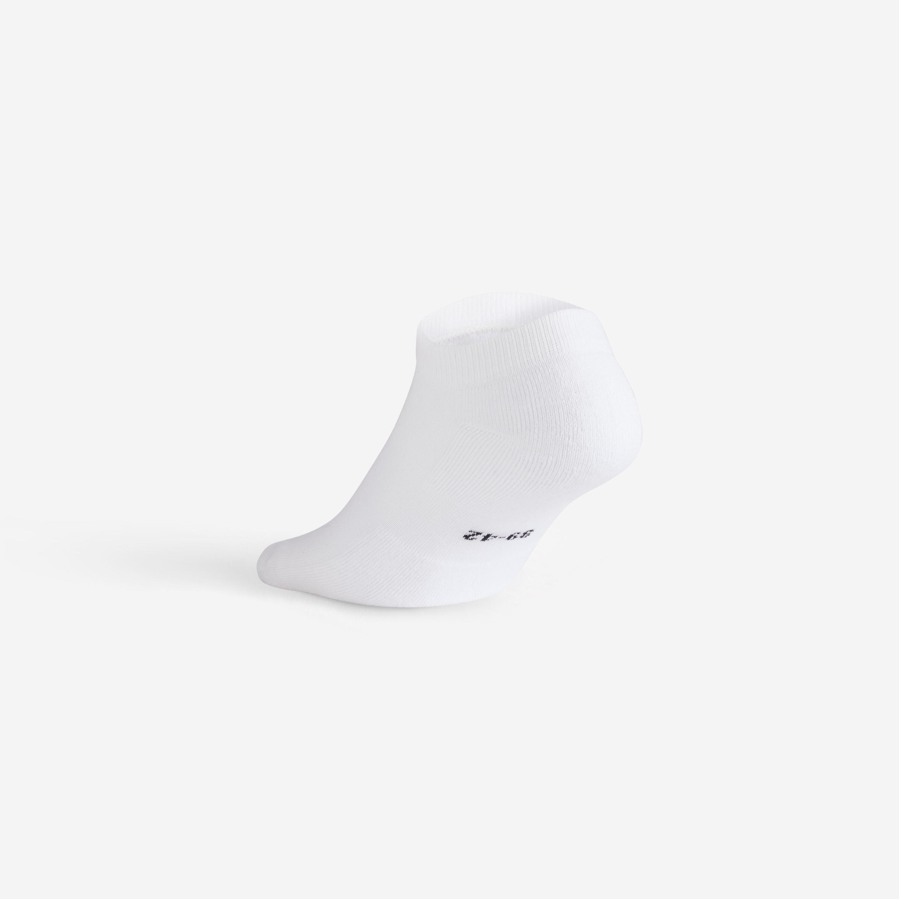 Calcetines cortos de tenis rs 100 blancos lote de 3 5/5