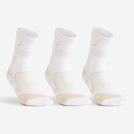 CHAUSSETTES DE SPORT HAUTES RS 900 BLANC LOT DE 3