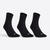 CHAUSSETTES DE SPORT HAUTES RS 100 NOIR LOT DE 3