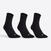 CHAUSSETTES DE SPORT HAUTES RS 100 NOIR LOT DE 3