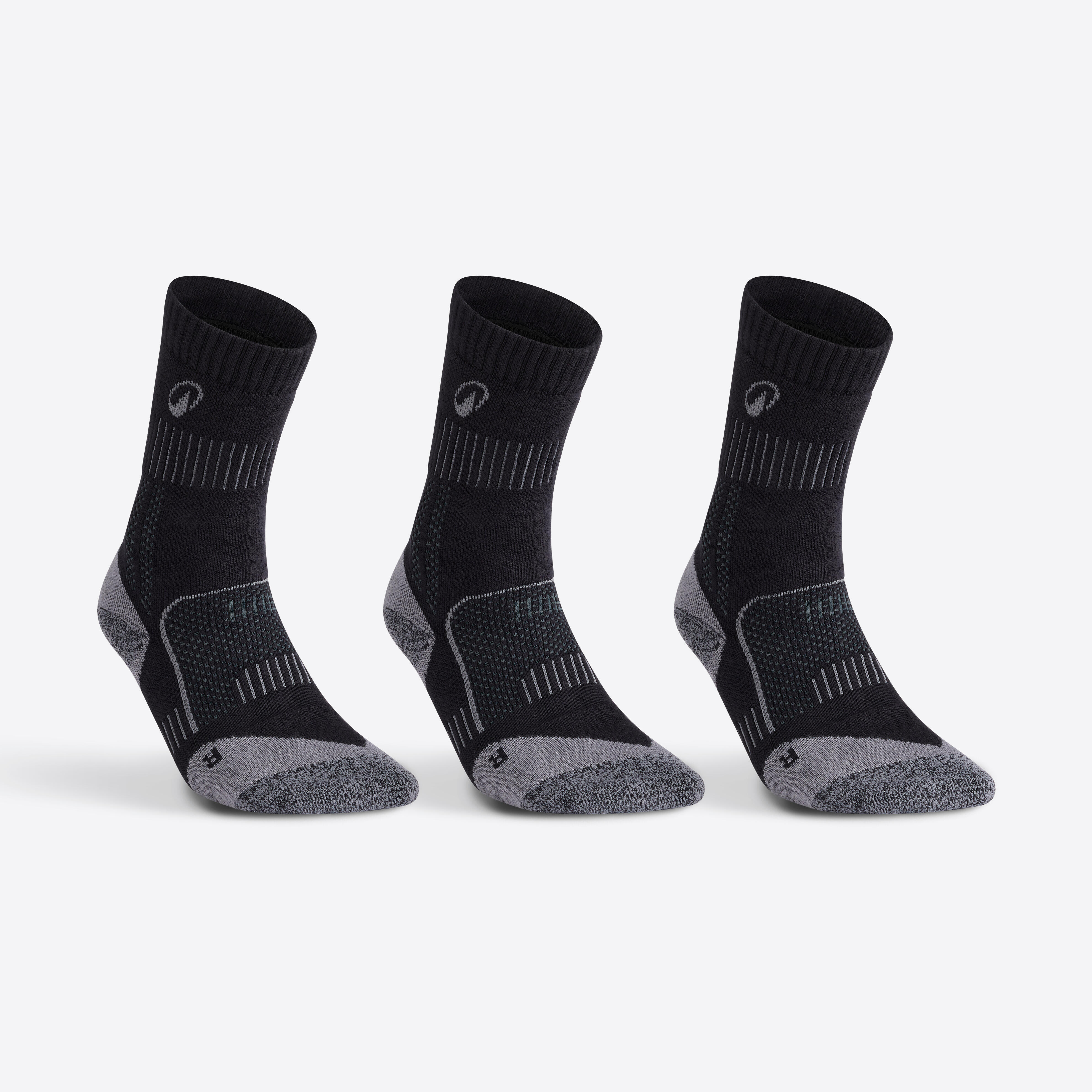 High Sports Socks RS 900 Tri-Pack - Black/Grey