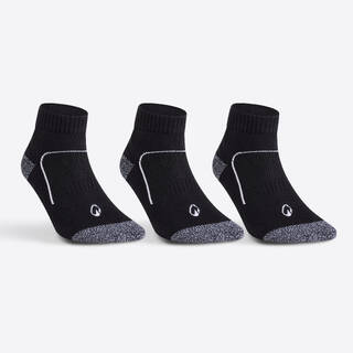 Mid-high sports socks pack of 3, RS 900 black white