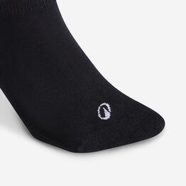 Chaussettes de tennis basses RS100 lot de 3 paires noir