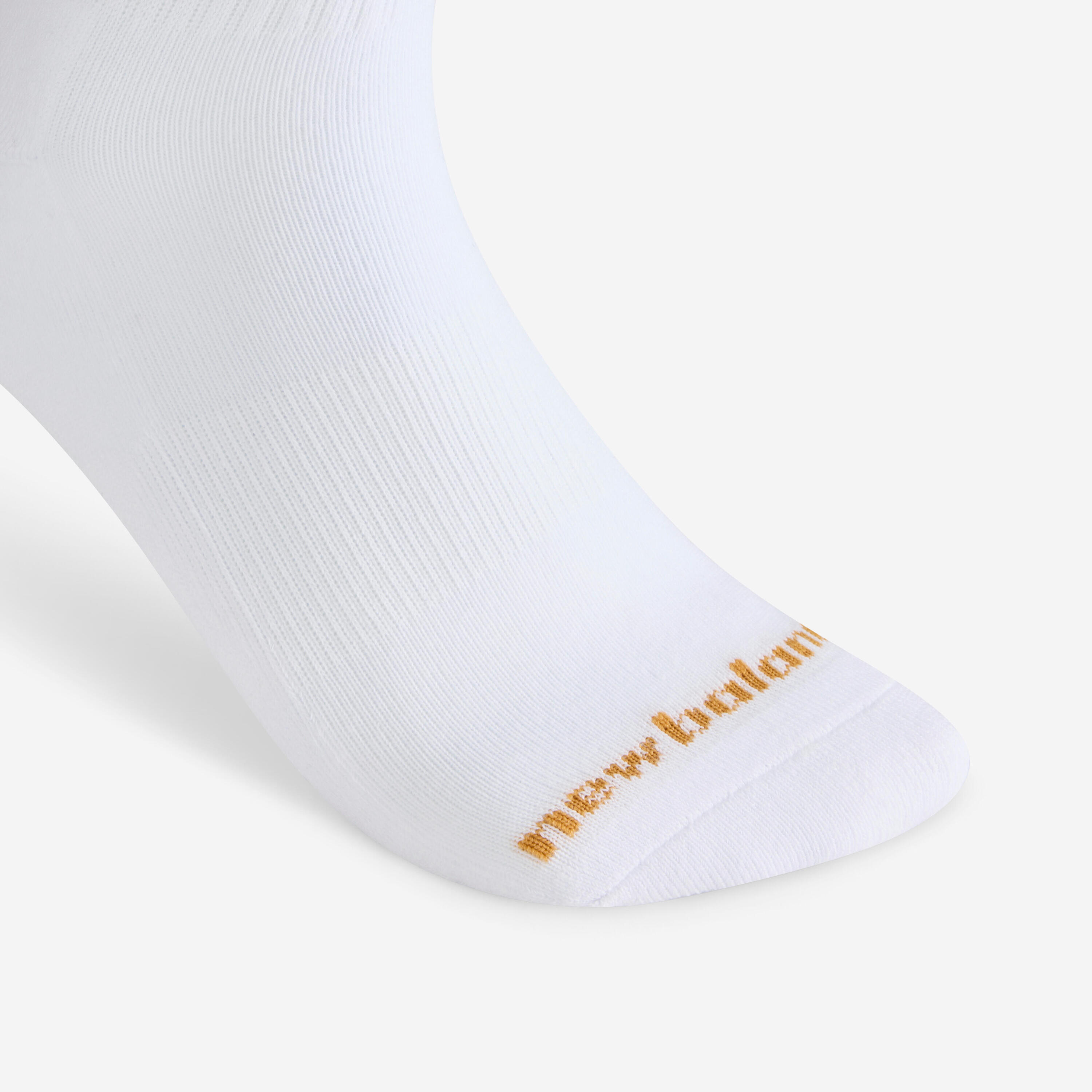 Chaussettes de sport hautes lot de 3 paires adulte, NB High vert gris orange 3/5