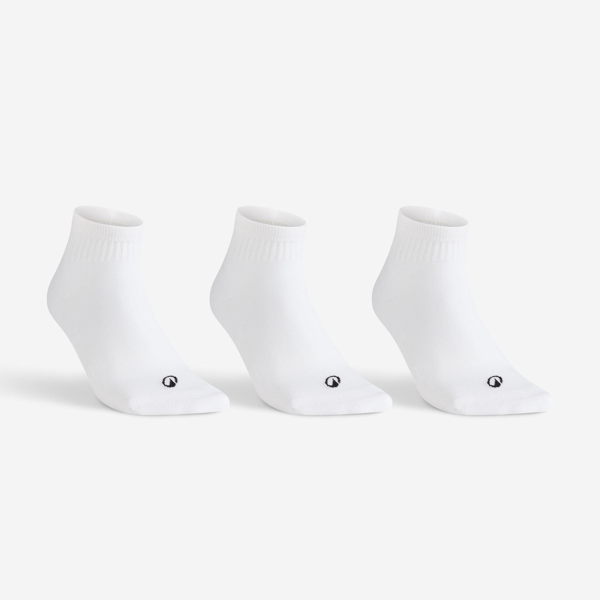 Chaussettes de tennis mi-hautes rs 100 blanche lot de 3 - - - ARTENGO-Decathlon PRO - Clubs - Entreprises - Collectivités - Associations