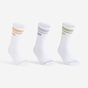 Calcetines largos de deporte lote de 3 pares adulto, NB High verde gris naranja