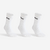 CHAUSSETTES DE SPORT HAUTES ADIDAS BLANC LOT DE 3