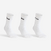 CHAUSSETTES DE SPORT HAUTES ADIDAS BLANC LOT DE 3