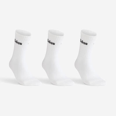 Calze lunghe adulto bianche x3