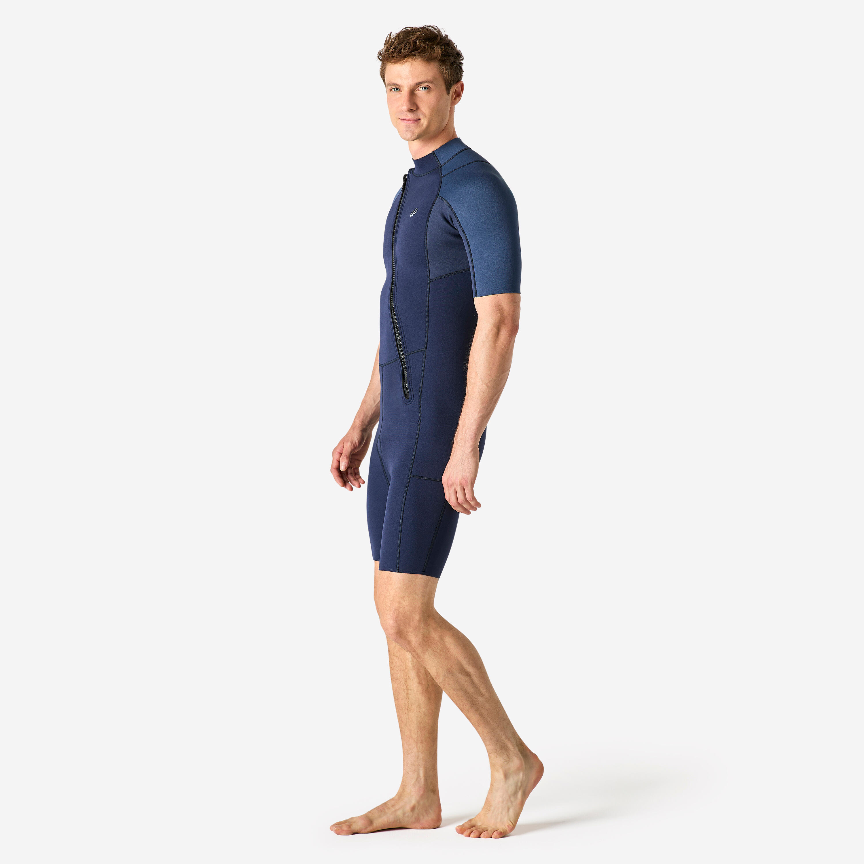 Krótka pianka do snorkelingu męska Decathlon Essential Ocena kauczuk 2 mm 3/9