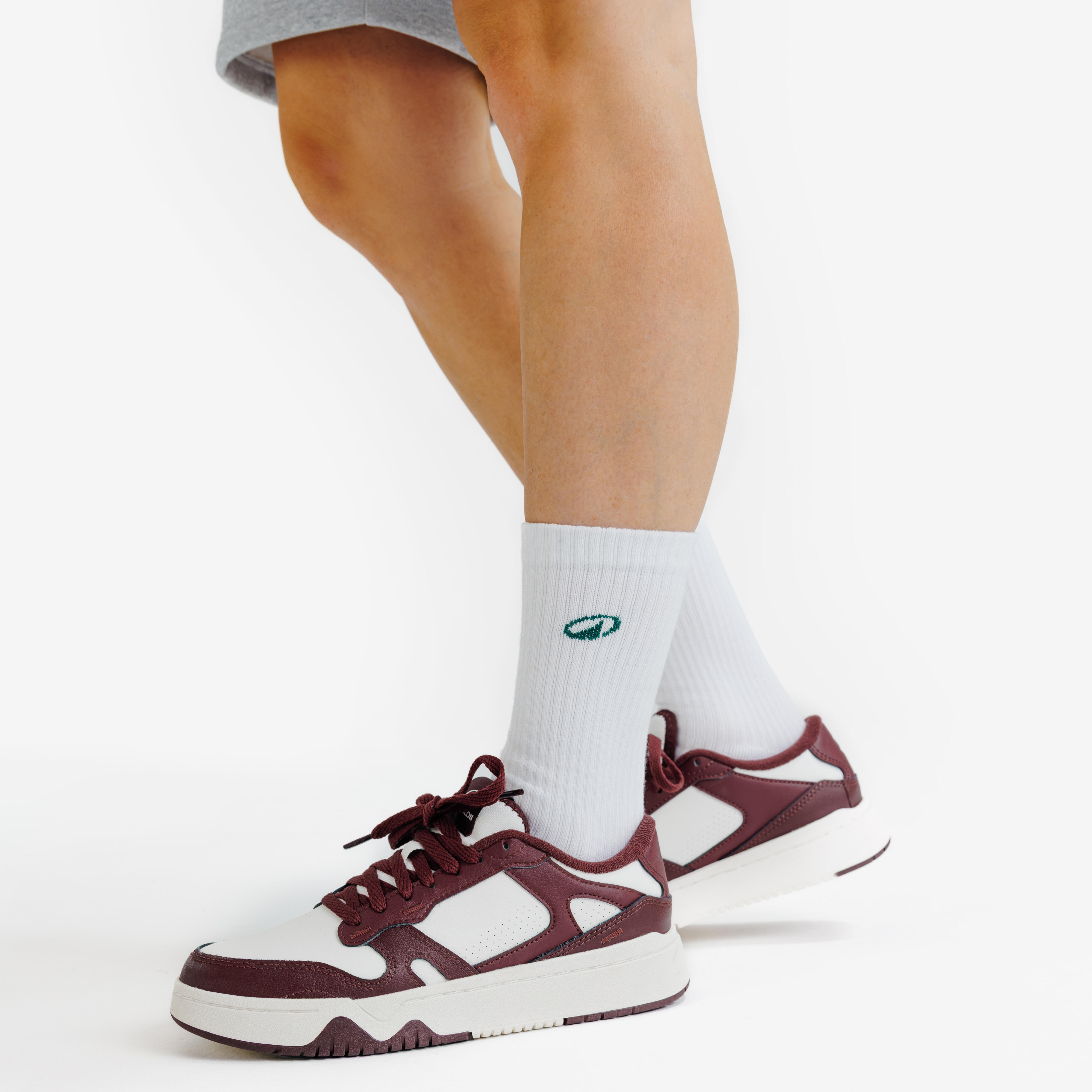 Chaussures de marche en cuir femme, CJ80 - DECATHLON