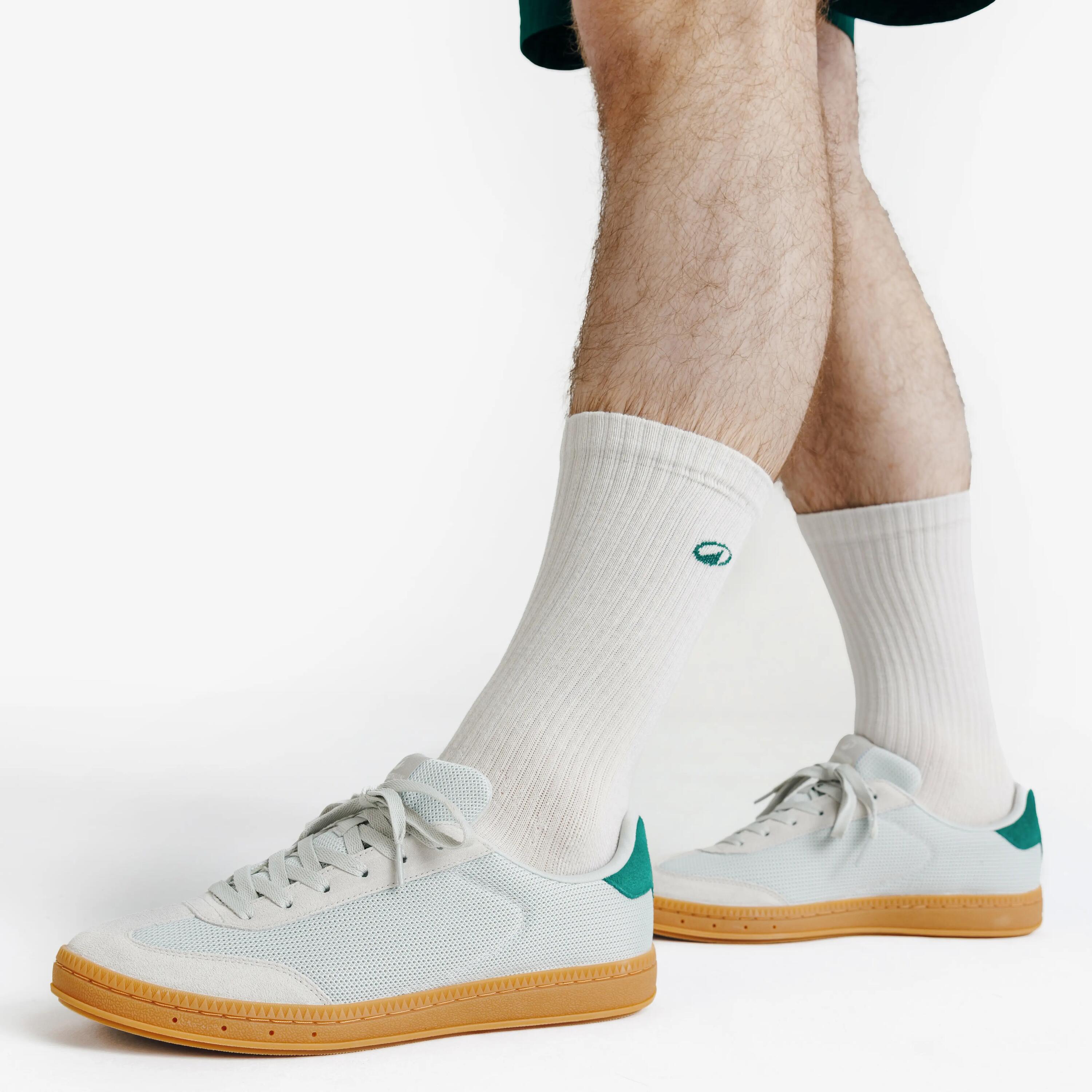 Tenis casuales sportswear para Hombre Player T - Gris/Verde 7/9
